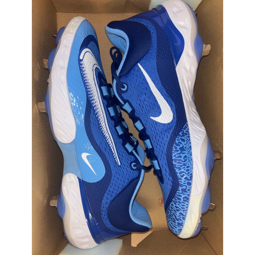 Nike Alpha Huarache Elite 4 Low Mens Baseball Cleats Hyper Royal Sz 15 - Picture 4 of 4